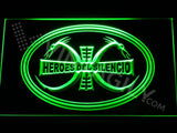 Heroes Del Silencio LED Neon Sign USB - Green - TheLedHeroes
