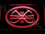 Heroes Del Silencio LED Sign - Red - TheLedHeroes