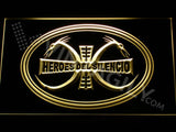 Heroes Del Silencio LED Neon Sign USB - Yellow - TheLedHeroes