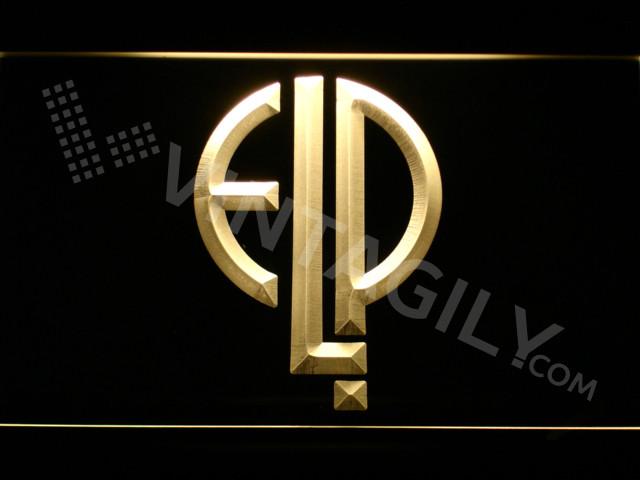 Emerson Lake & Palmer LED Neon Sign Electrical - Yellow - TheLedHeroes