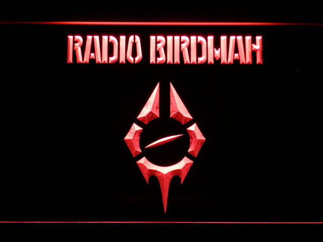 FREE Radio Birdman LED Sign - Red - TheLedHeroes