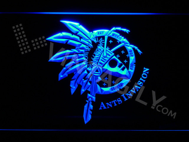 Ants Invasion LED Sign - Blue - TheLedHeroes