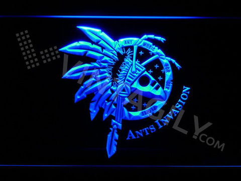 Ants Invasion LED Neon Sign Electrical - Blue - TheLedHeroes