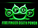 Five Finger Death Punch LED Sign - Green - TheLedHeroes