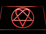 Bam Margera Heartagram Him LED Neon Sign Electrical - Red - TheLedHeroes