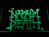 Napalm Death LED Neon Sign Electrical - Green - TheLedHeroes