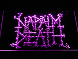 Napalm Death LED Neon Sign Electrical - Purple - TheLedHeroes