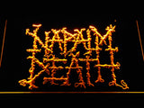 Napalm Death LED Neon Sign Electrical - Yellow - TheLedHeroes