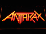 Anthrax LED Neon Sign Electrical - Orange - TheLedHeroes