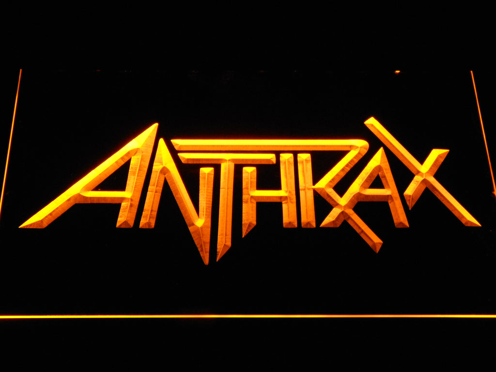 FREE Anthrax LED Sign - Yellow - TheLedHeroes