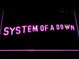 System Of A Down (2) LED Neon Sign Electrical - Purple - TheLedHeroes