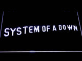 System Of A Down (2) LED Neon Sign Electrical - White - TheLedHeroes