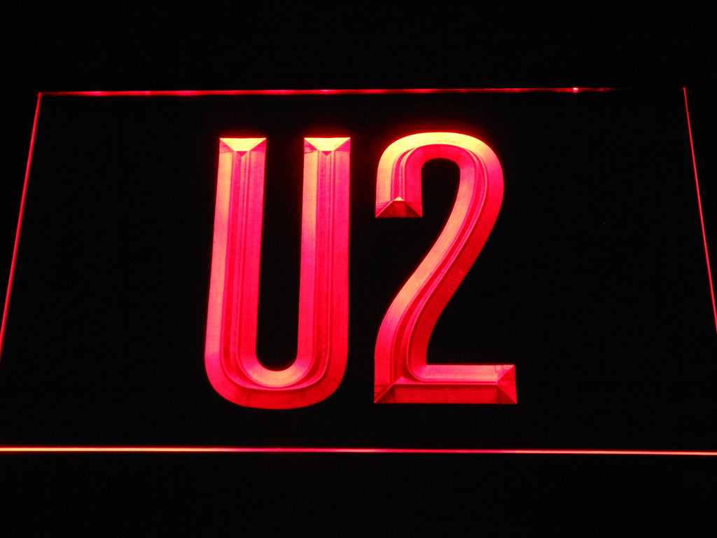 U2 Band LED Neon Sign USB - Red - TheLedHeroes