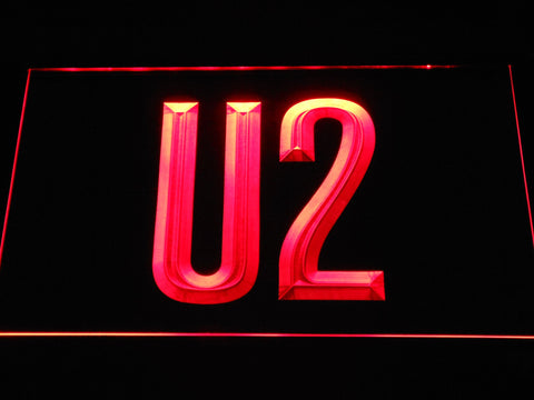 U2 Band LED Neon Sign Electrical - Red - TheLedHeroes