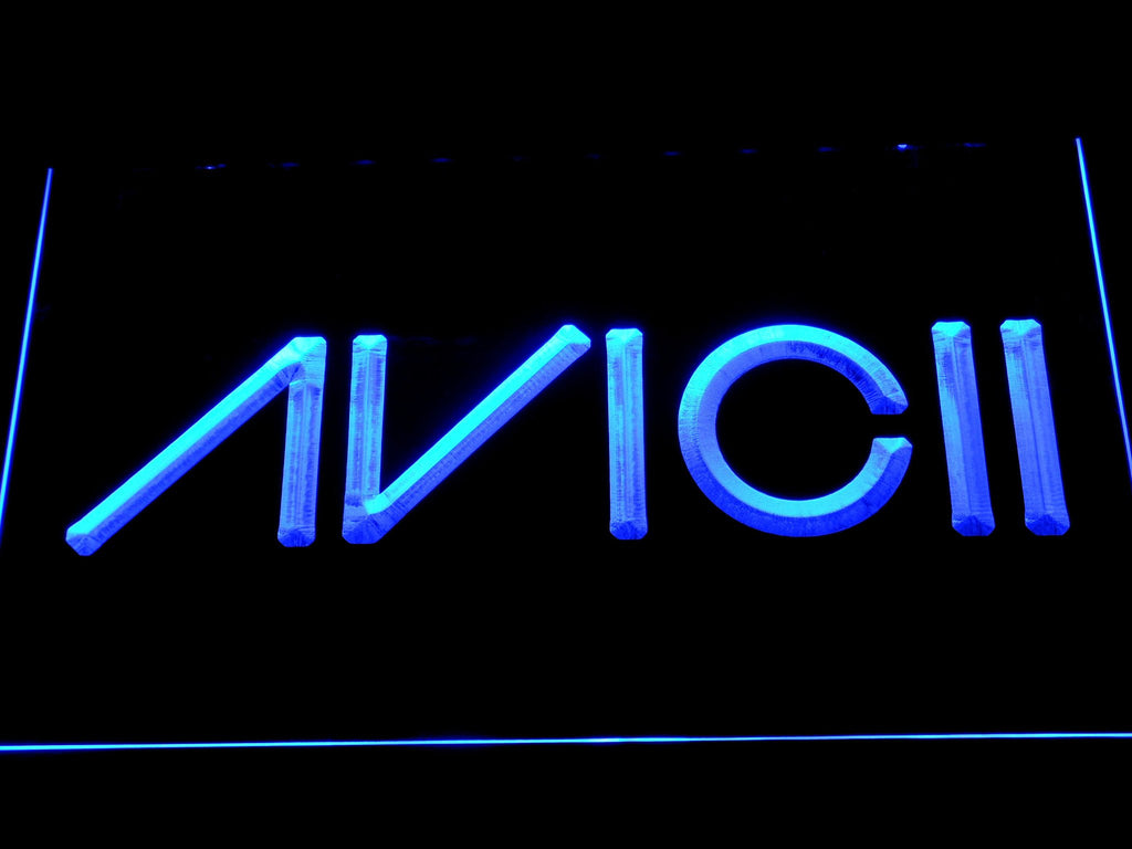 Avicii LED Sign - Blue - TheLedHeroes