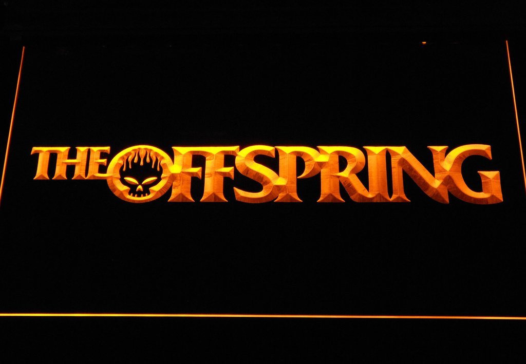 The Offspring LED Neon Sign USB - Yellow - TheLedHeroes