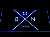 Bon Iver LED Neon Sign Electrical - Blue - TheLedHeroes