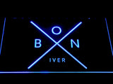 FREE Bon Iver LED Sign - Blue - TheLedHeroes