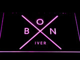 Bon Iver LED Neon Sign Electrical - Purple - TheLedHeroes