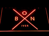 Bon Iver LED Neon Sign Electrical - Red - TheLedHeroes