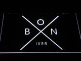Bon Iver LED Neon Sign USB - White - TheLedHeroes