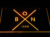 Bon Iver LED Neon Sign USB - Yellow - TheLedHeroes