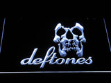 Deftones (2) LED Neon Sign USB - White - TheLedHeroes