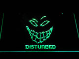 Disturbed LED Sign - Green - TheLedHeroes