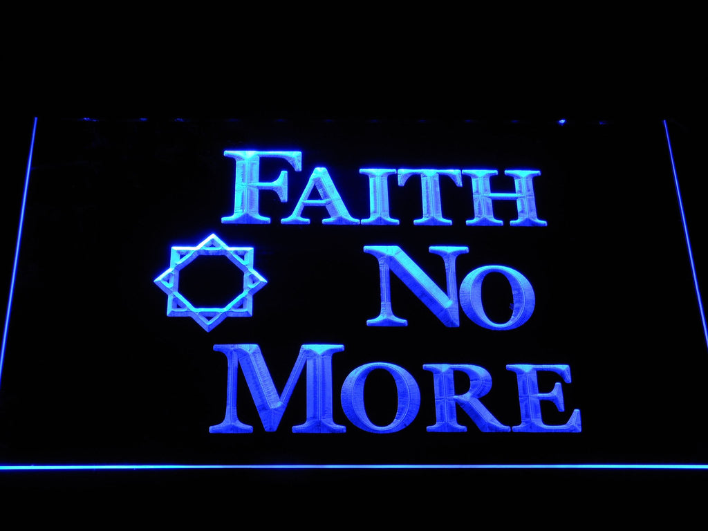 Faith No More LED Neon Sign Electrical - Blue - TheLedHeroes