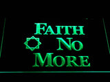 Faith No More LED Neon Sign Electrical - Green - TheLedHeroes