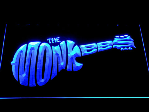 The Monkees LED Neon Sign USB - Blue - TheLedHeroes