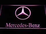 Mercedes Benz 2 LED Sign - Purple - TheLedHeroes