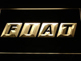 Fiat LED Neon Sign USB - Yellow - TheLedHeroes