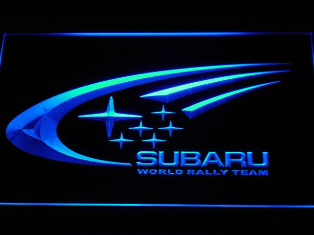 Subaru LED Sign - Blue - TheLedHeroes