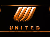 United Airlines LED Neon Sign USB - Orange - TheLedHeroes