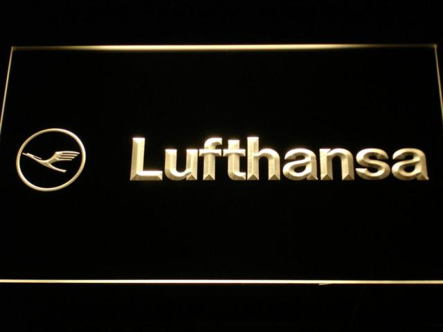 Lufthansa Airlines LED Neon Sign Electrical - Yellow - TheLedHeroes