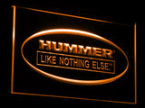 FREE Hummer Like Nothing Else LED Sign - Orange - TheLedHeroes