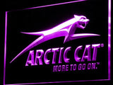 Arctic Cat Snowmobiles Logo LED Neon Sign Electrical - Purple - TheLedHeroes