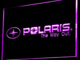 Polaris Snowmobile LED Neon Sign USB - Purple - TheLedHeroes