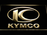 Kymco Motorcycle LED Neon Sign USB - Yellow - TheLedHeroes