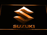Suzuki Car LED Neon Sign USB - Orange - TheLedHeroes