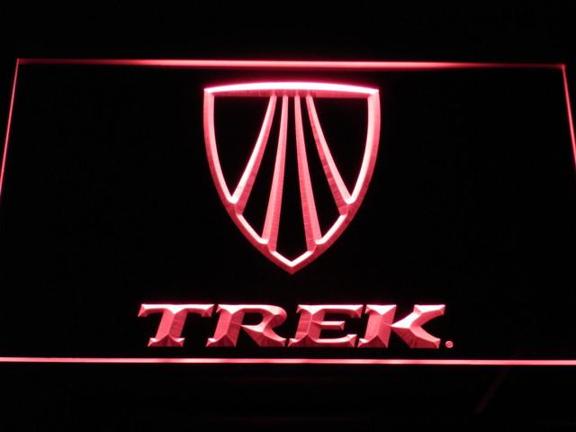 Trek Bike Bicycle LED Neon Sign USB - Red - TheLedHeroes