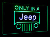 Only in a Jeep Dual Color Led Sign -  - TheLedHeroes