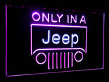 Only in a Jeep Dual Color Led Sign -  - TheLedHeroes