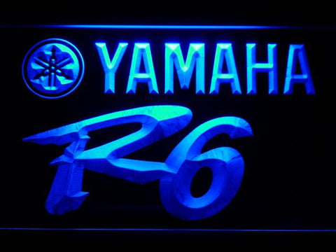 Yamaha R6 NEW LED Neon Sign Electrical - Blue - TheLedHeroes