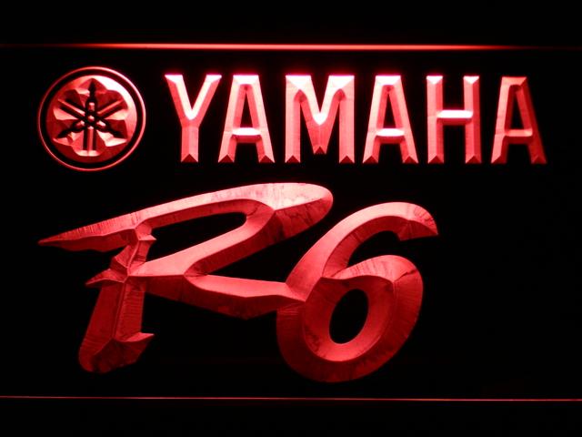 Yamaha R6 New LED Neon Sign USB - Red - TheLedHeroes