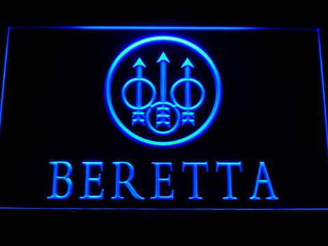 Beretta Firearms LED Neon Sign USB - Blue - TheLedHeroes