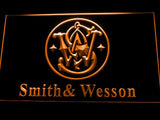 Smith Wesson Gun Firearms LED Neon Sign Electrical - Orange - TheLedHeroes