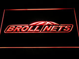 FREE Brollnets Fishing Logo LED Sign - Red - TheLedHeroes