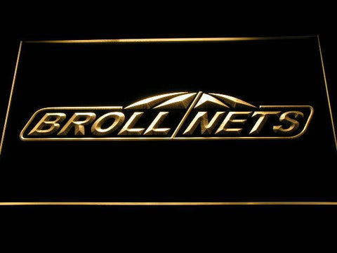 Brollnets Fishing Logo LED Neon Sign Electrical - Blue - TheLedHeroes
